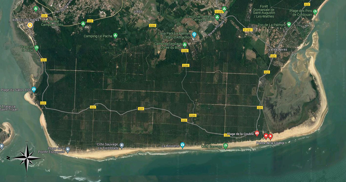 Plage De La Coubre Situation