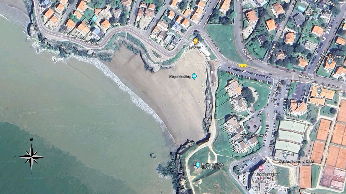 Plage Du Chay Situation