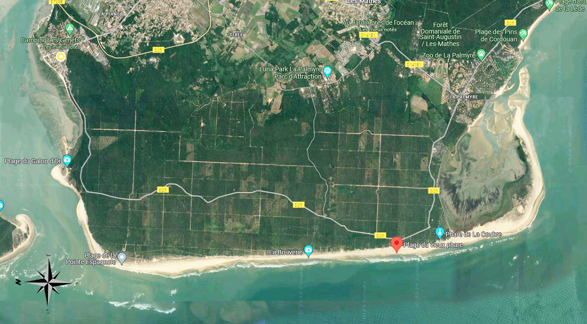 Plage Du Vieux Phare Situation