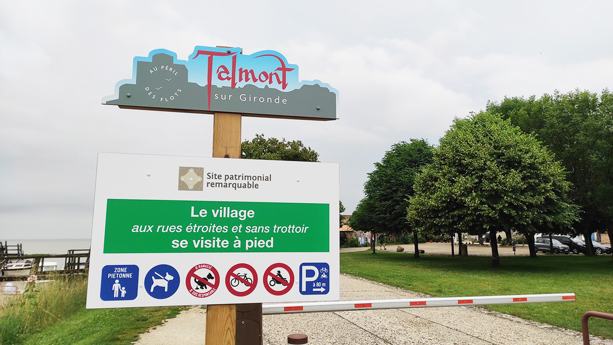 Talmont Panneau D'entr&eacute;e