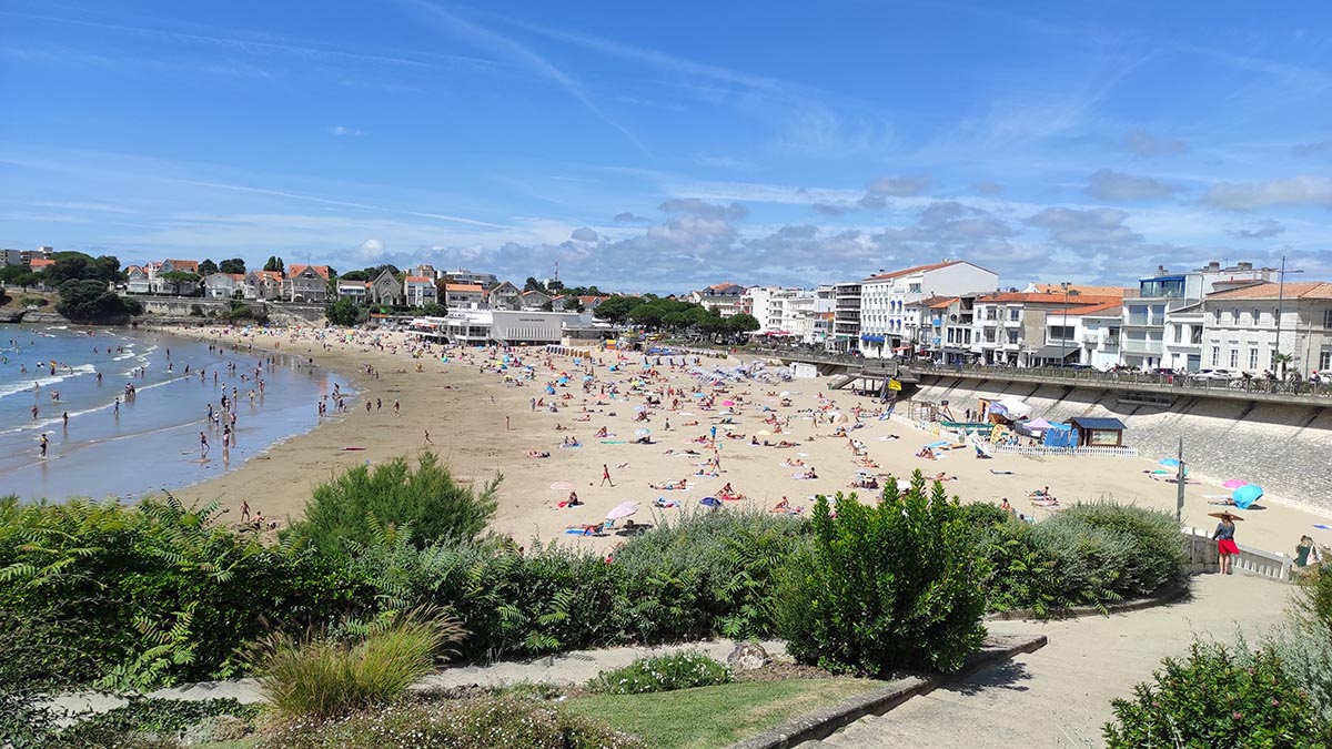 Plage de Pontaillac &agrave; Royan