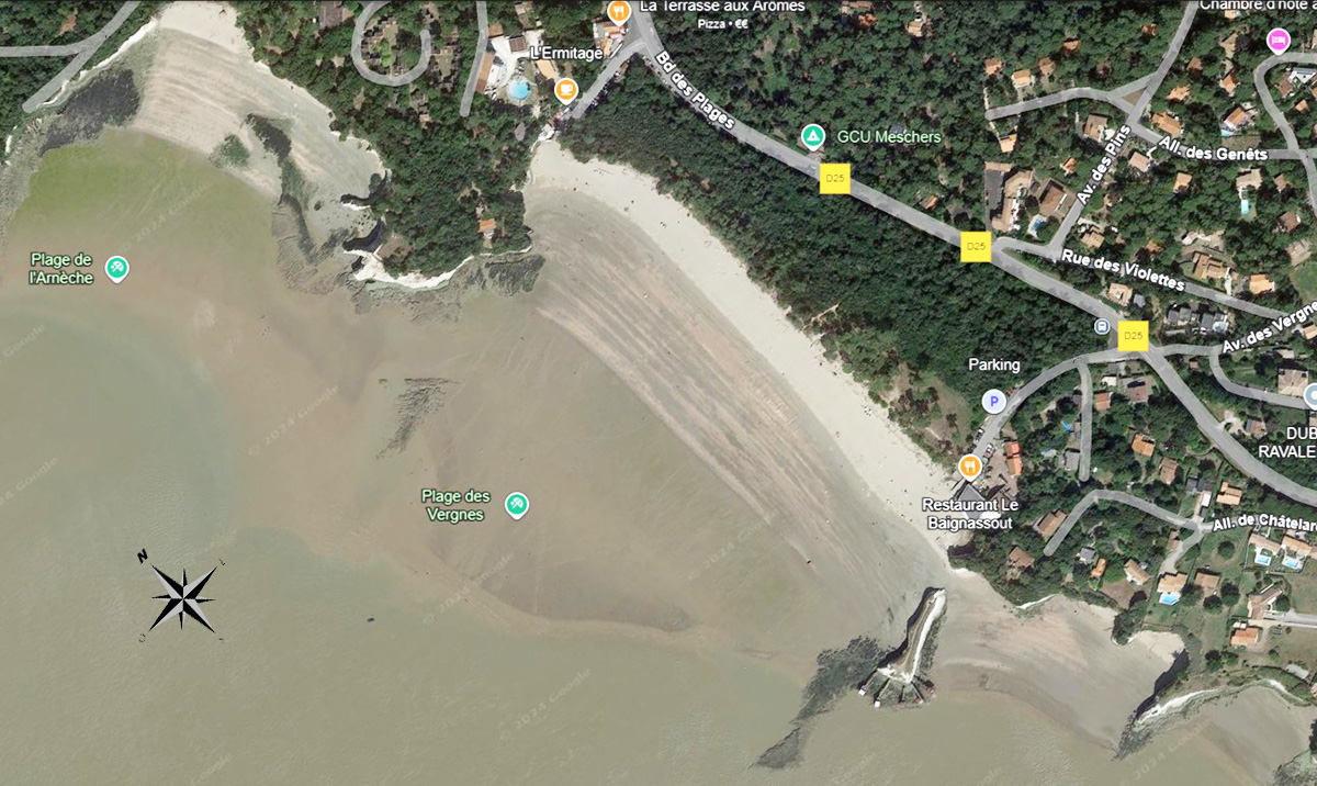 Plage Des Vergnes Situation