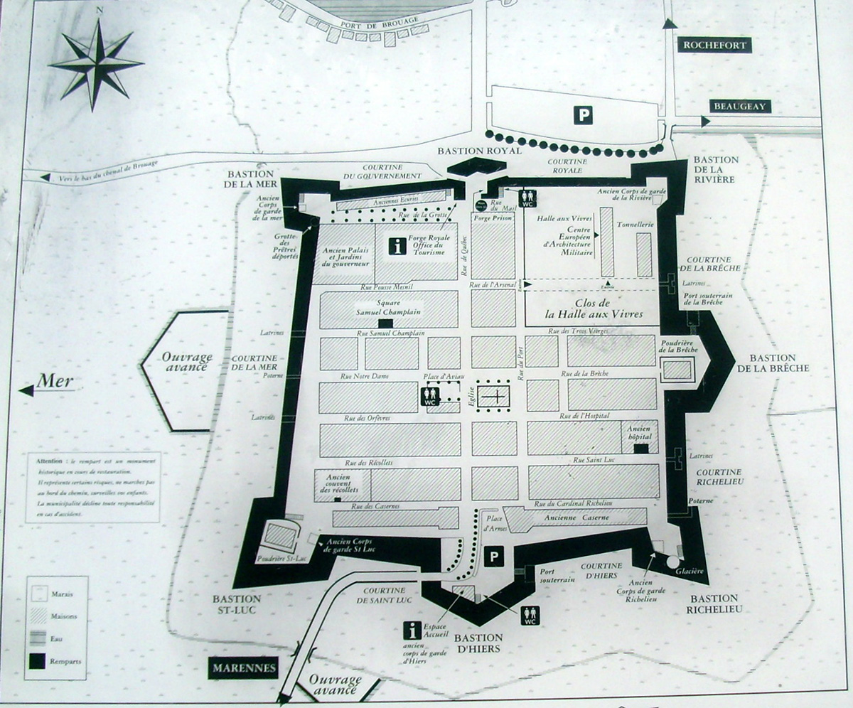 Plan Citadelle De Brouage