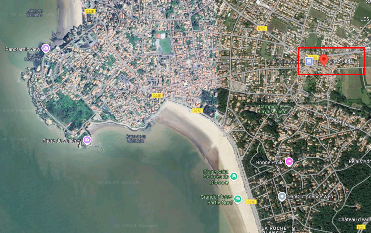 Restaurant Chez D&eacute;d&eacute; Situation