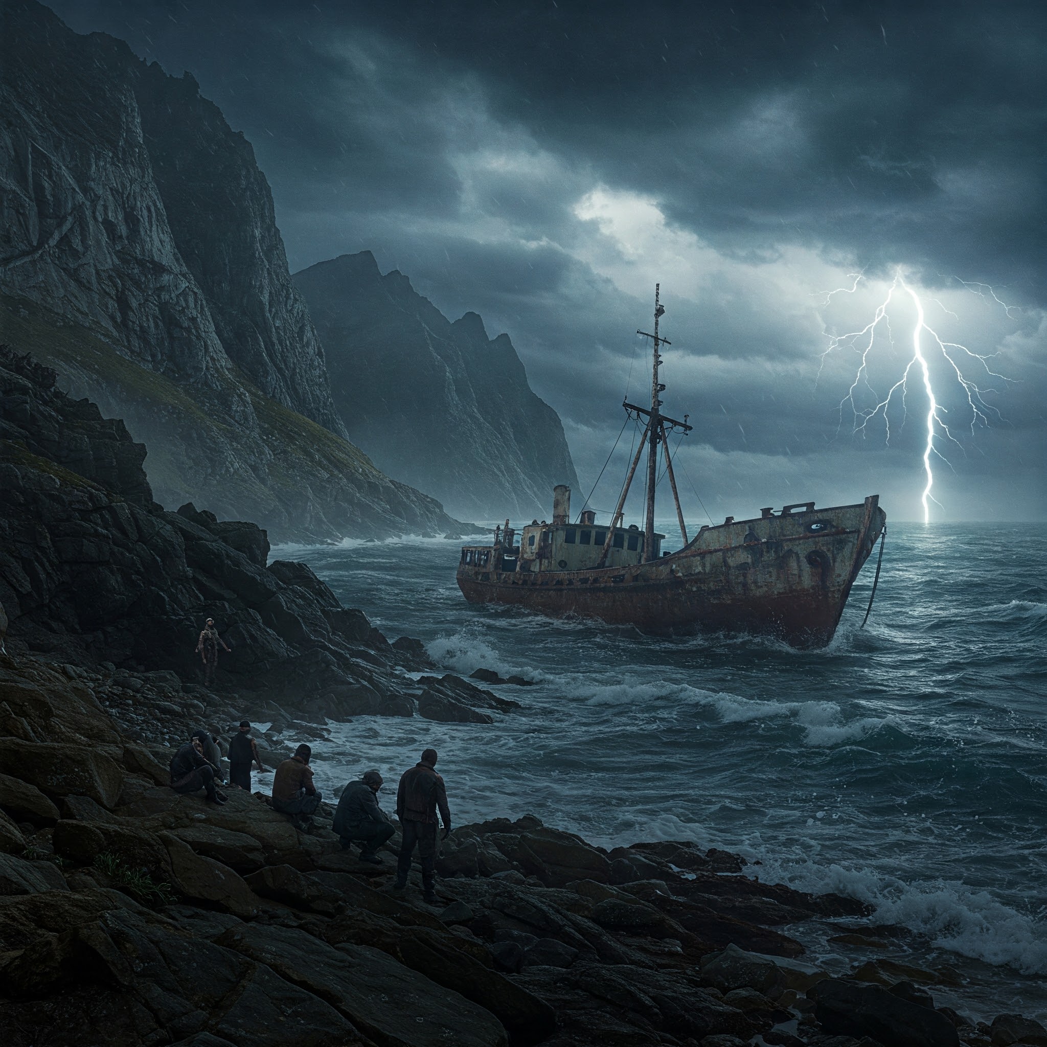 Les naufrageurs de la c&ocirc;te sauvage