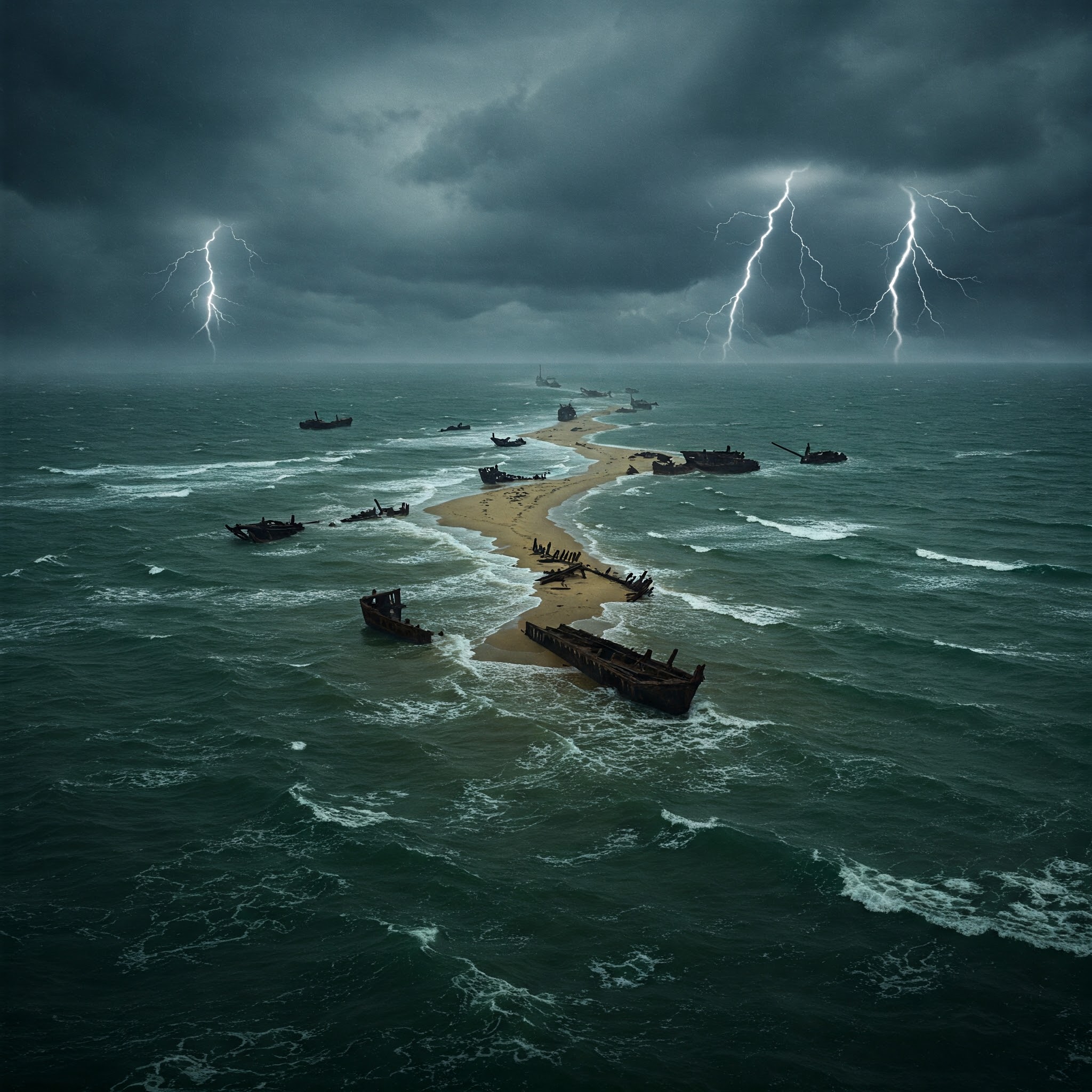 Le myst&egrave;re des naufrages du banc de la Mauvaise