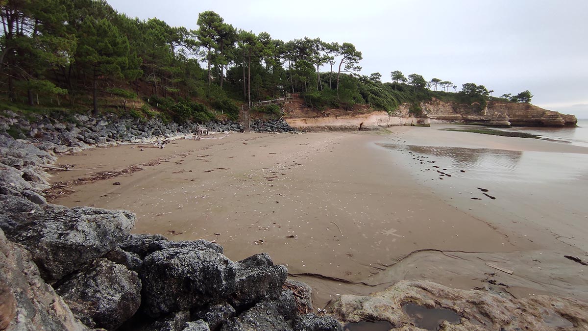 Plage de l'arnèche à Meschers-sur-Gironde