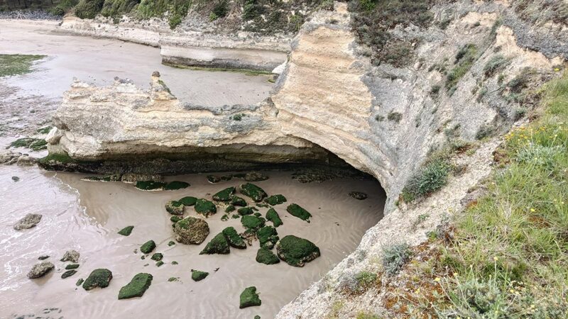 Plage de l'arnèche à Meschers-sur-Gironde