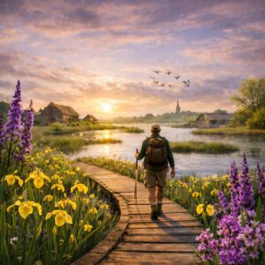 Lire la suite à propos de l’article L&rsquo;Éveil de la Côte : Randonnée et Floraison Magique dans les Marais Royannais