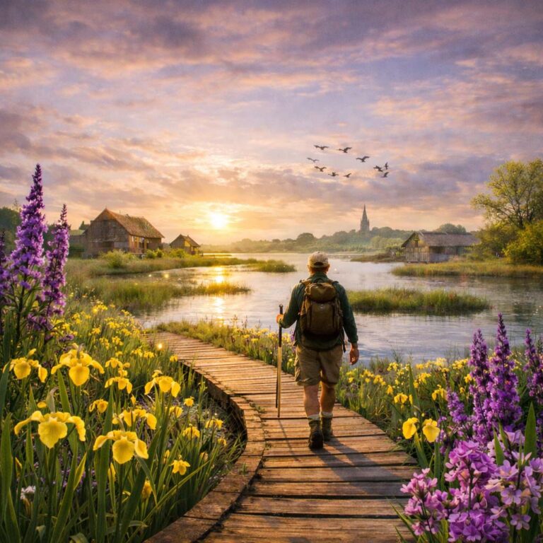 Lire la suite à propos de l’article L&rsquo;Éveil de la Côte : Randonnée et Floraison Magique dans les Marais Royannais