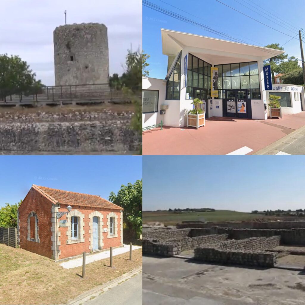 Mus&eacute;es et Sites arch&eacute;ologiques autour de Royan